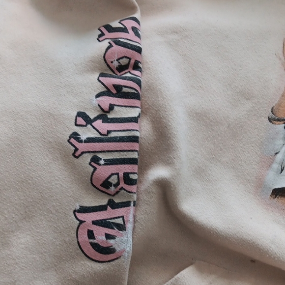 Aaliyah Graphic Beige Hoodie - Picture 5 of 12